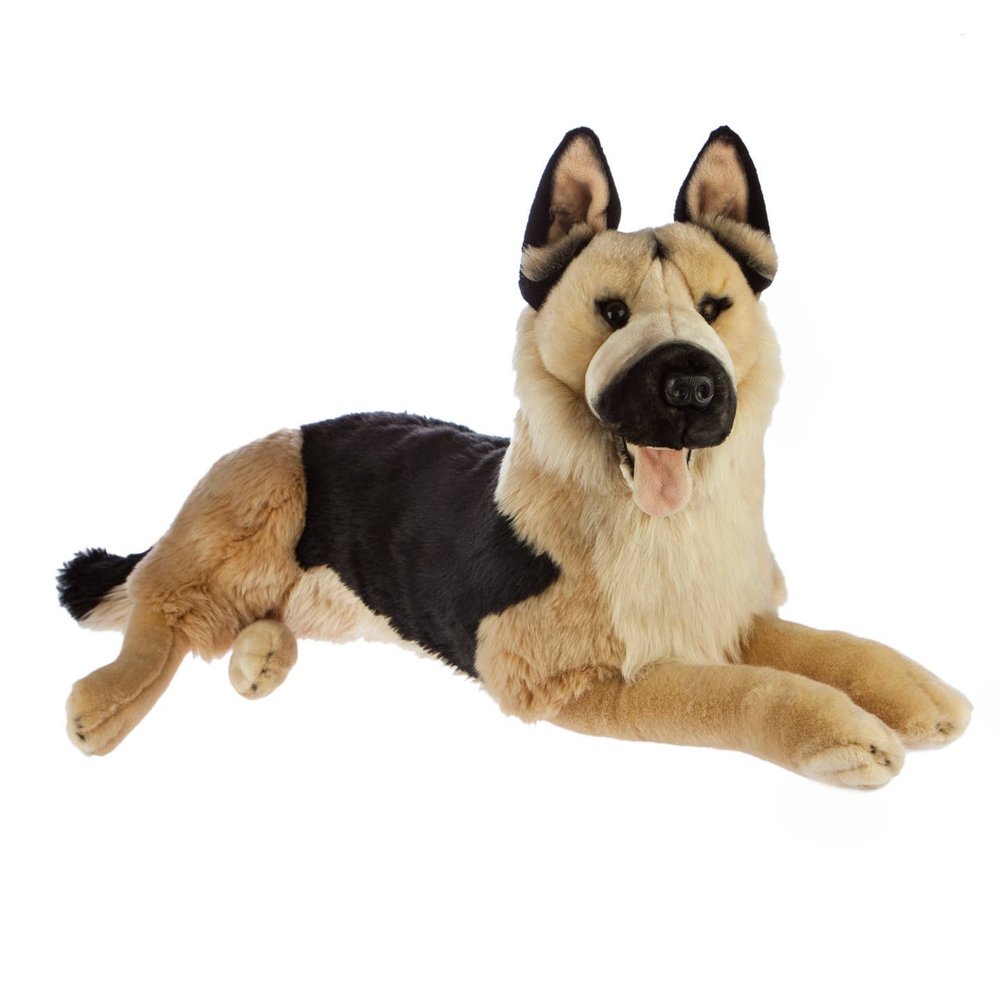 Caesar the German Shepherd 62cm soft toy from Bocchetta Two Woofs
